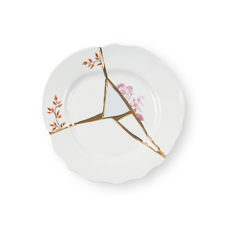 Десертная тарелка Seletti Kintsugi 09601