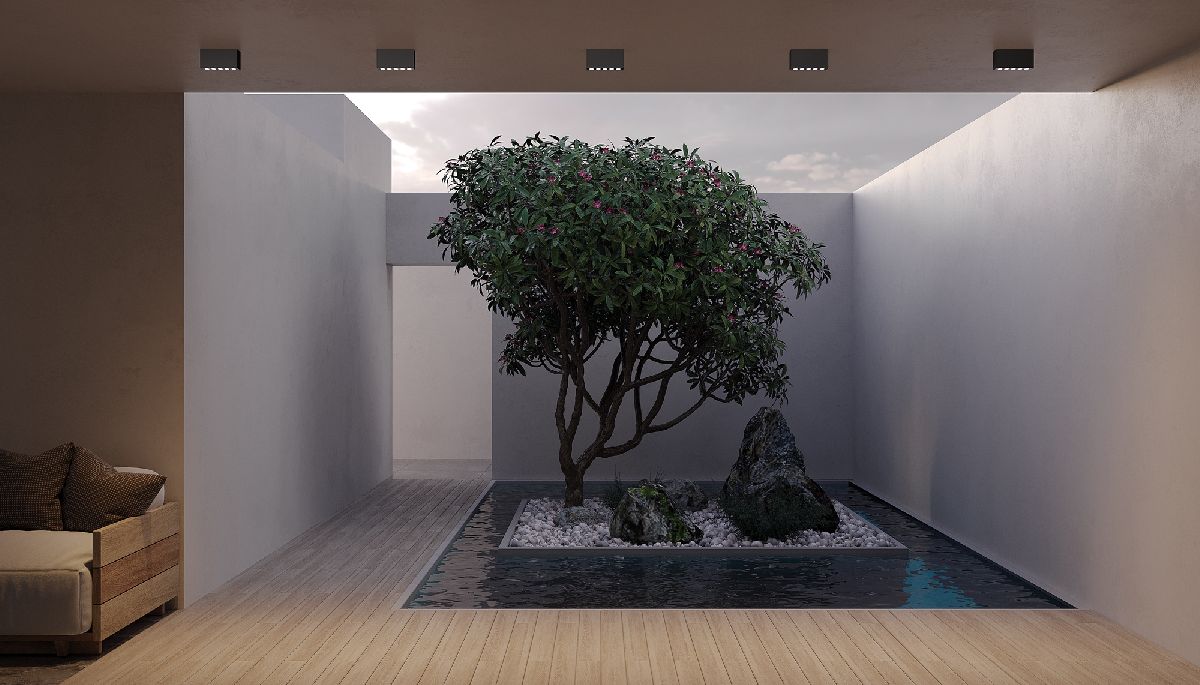 Уличный потолочный светильник Maytoni Ares O309CL-L10GF3K