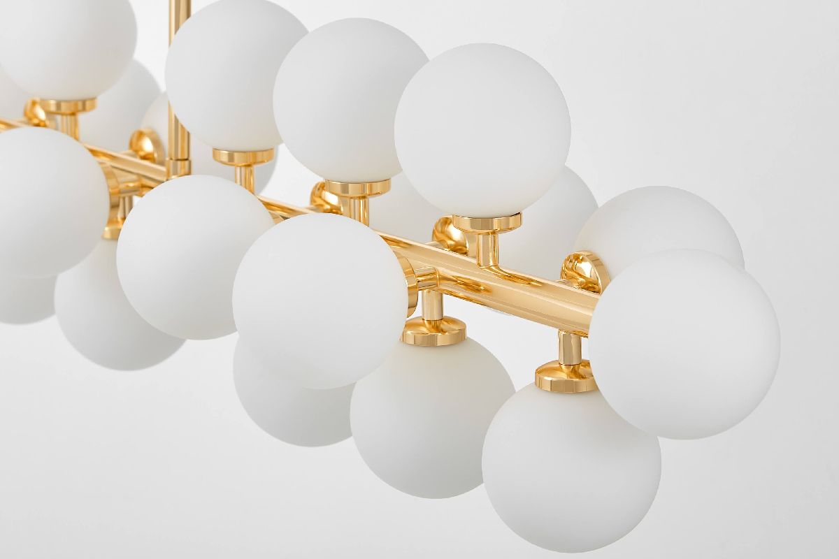 Люстра на штанге Lumina Deco Marsiada LDP 6033-24 GD