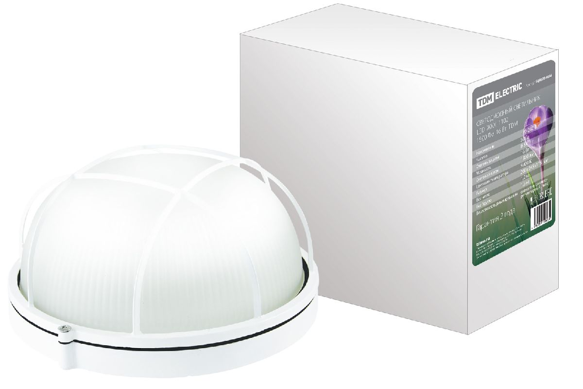 Настенно-потолочный светодиодный светильник TDM Electric LED ЖКХ 1102 SQ0329-0034