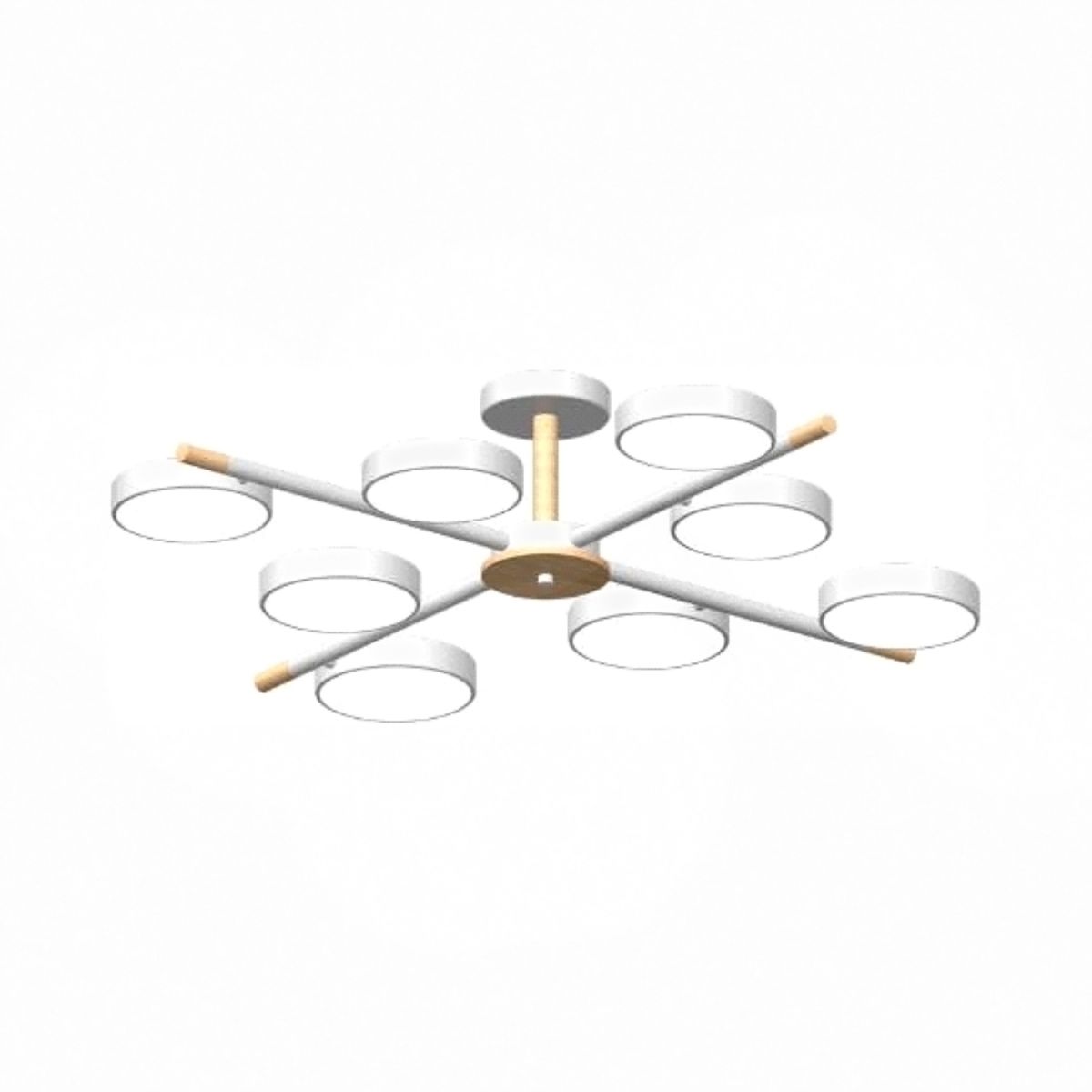 Люстра на штанге LED4U L3209-860 WH