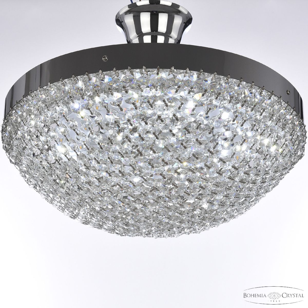 Потолочная люстра Bohemia Ivele Crystal 19321/35NZ/LED-DIM Ni