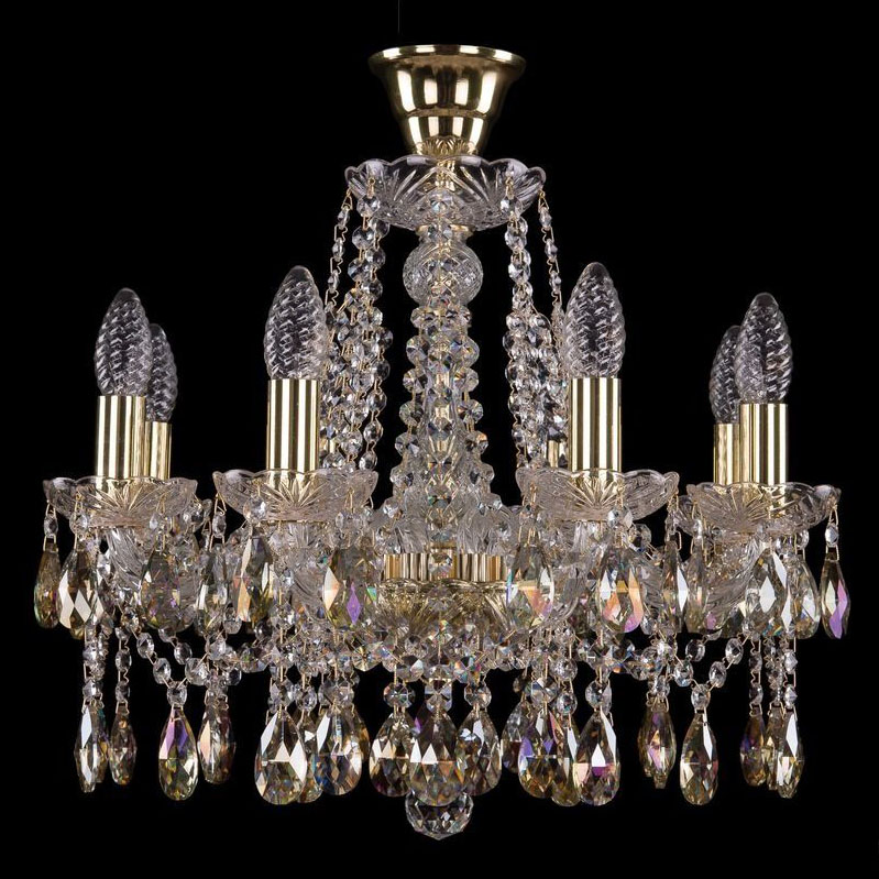 Подвесная люстра Bohemia Ivele 1413/8/165/G/K701