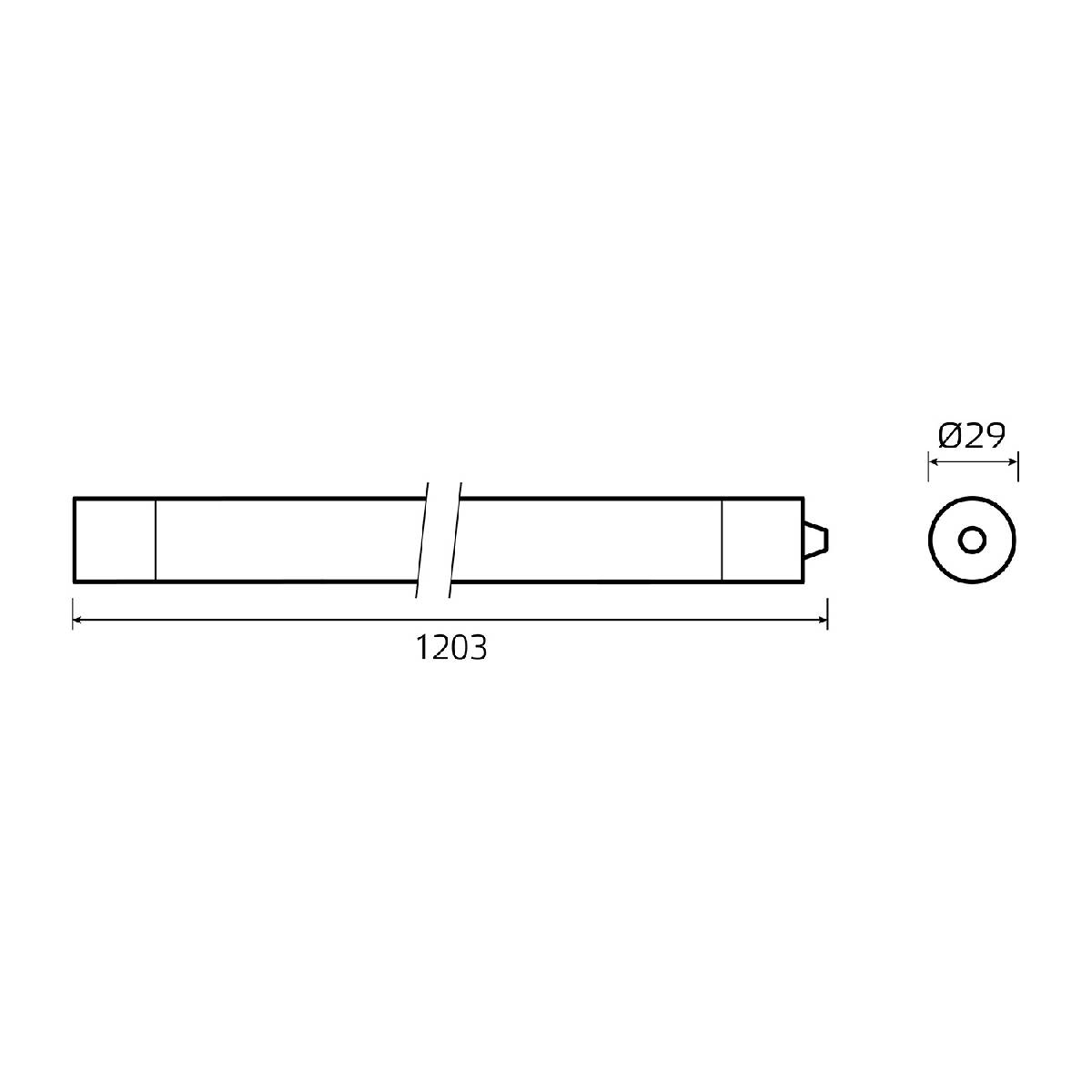 Линейный потолочный светильник Gauss Compact 143424224