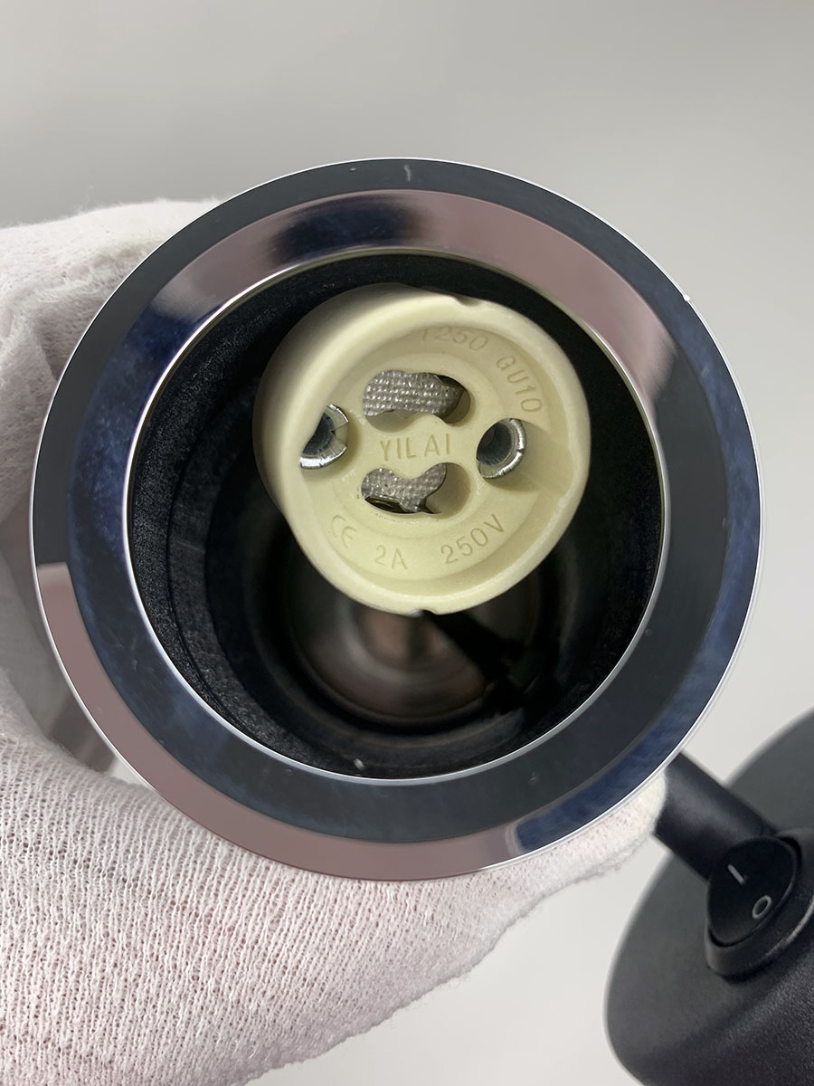 Накладной спот Elvan ST-12011-GU10-Bk