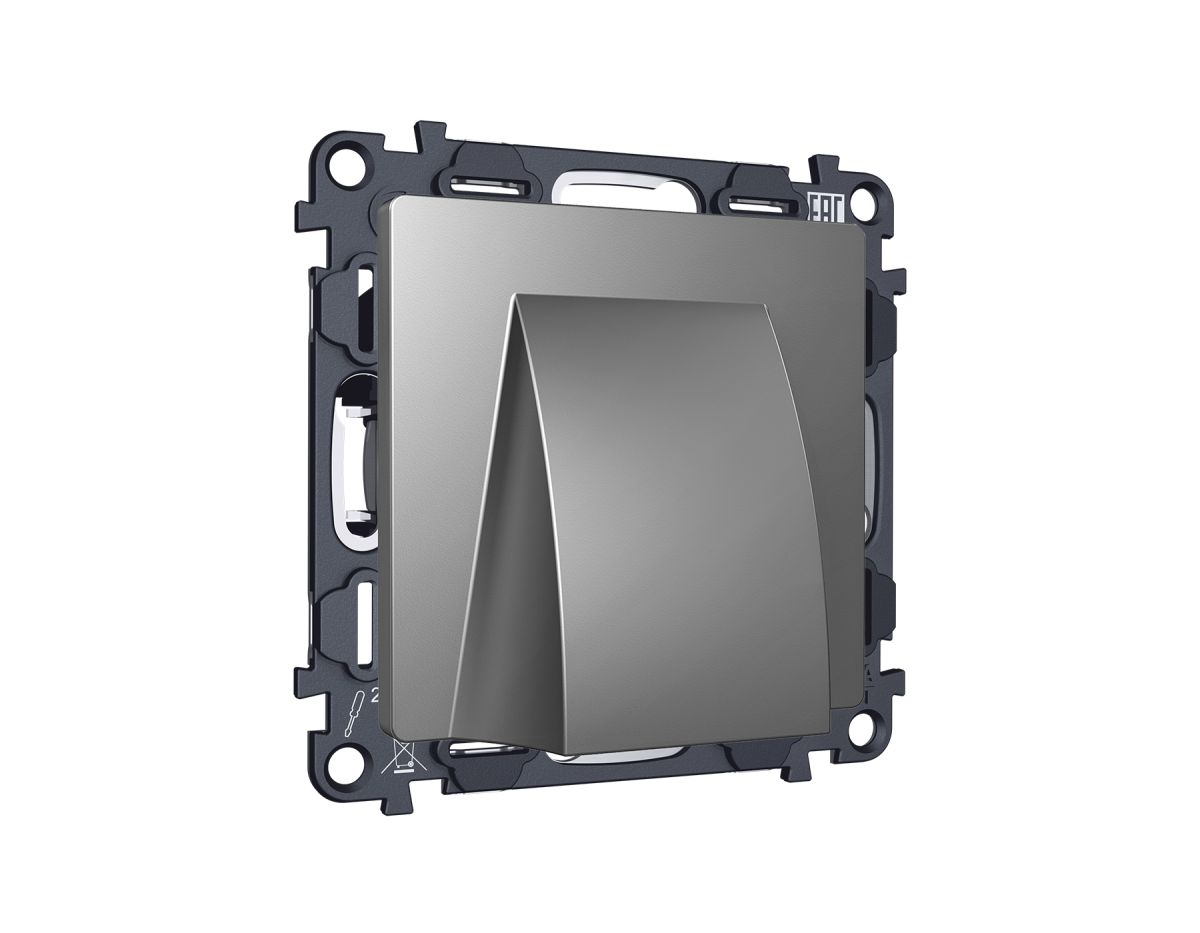 Комплект вывода кабеля с фиксатором Alfa Антрацит серый Quant Ambrella Volt MA665810 (AP6658, VM238)