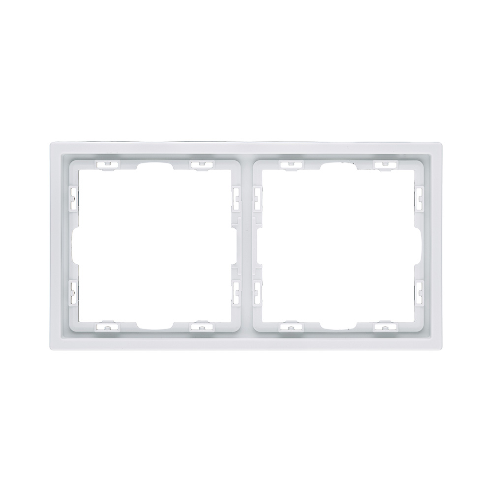 Рамка 2-постовая, белый глянцевый Kollinger Eclipse EC2WG
