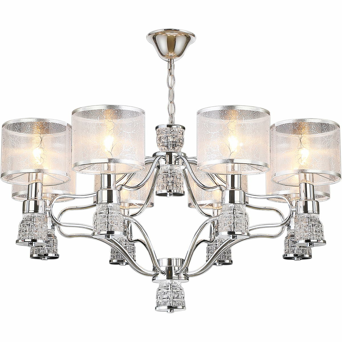 Подвесная люстра Illumico IL6216-8P-27 CR