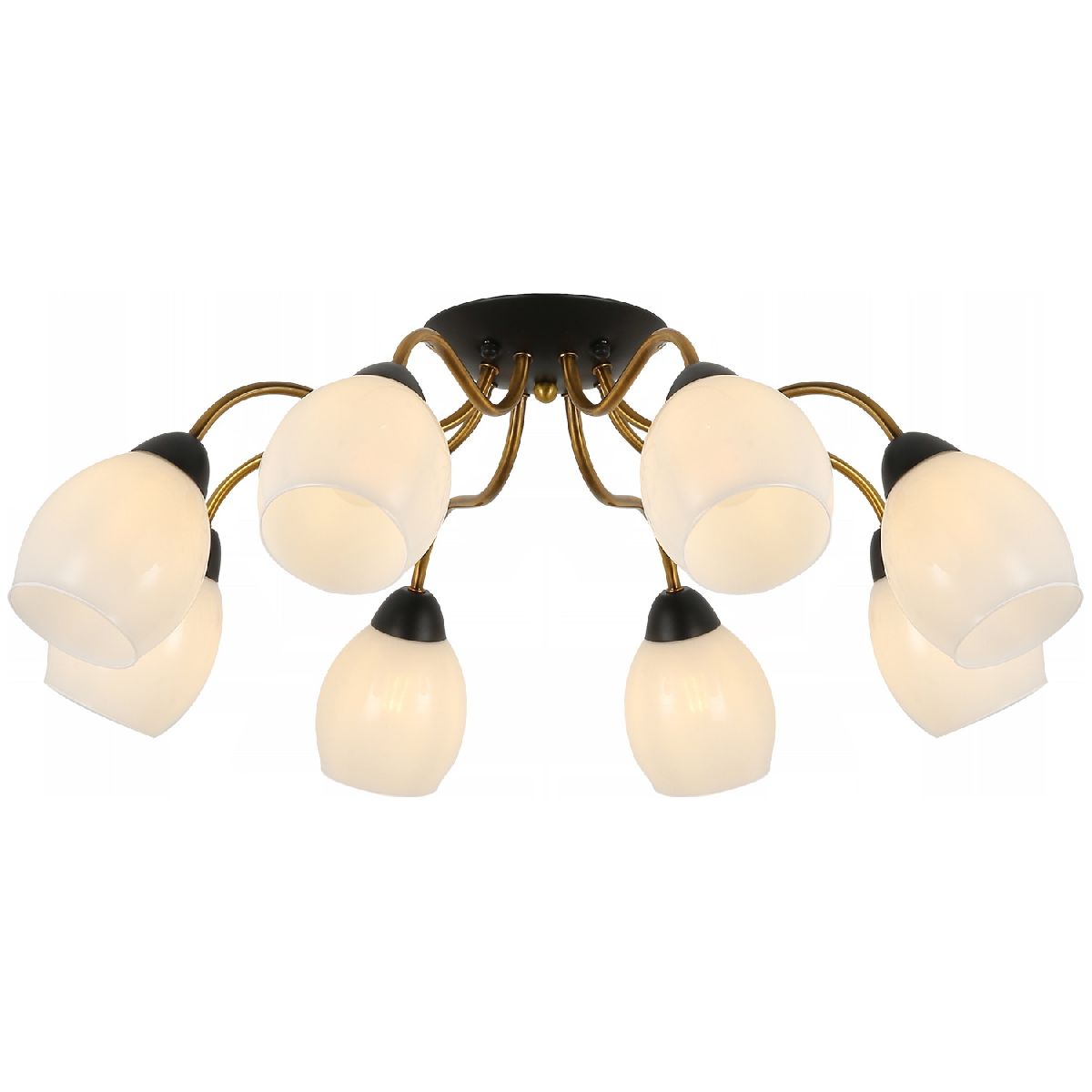 Потолочная люстра Illumico IL8193-8COU-79 BK GD