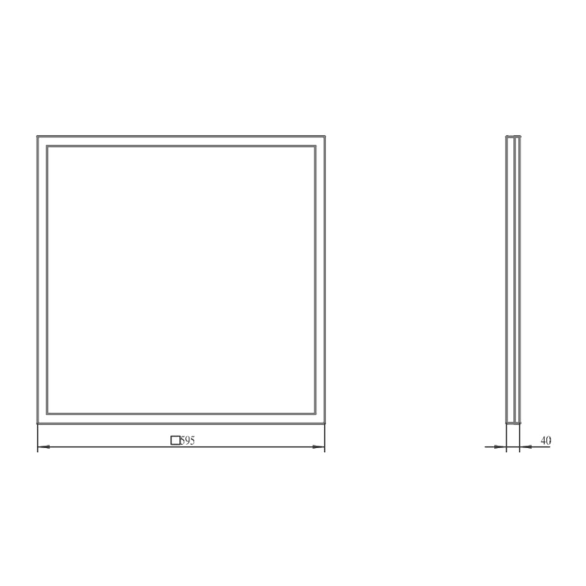 Светодиодная панель Эра SPO-910-9-65K-038 Б0058109