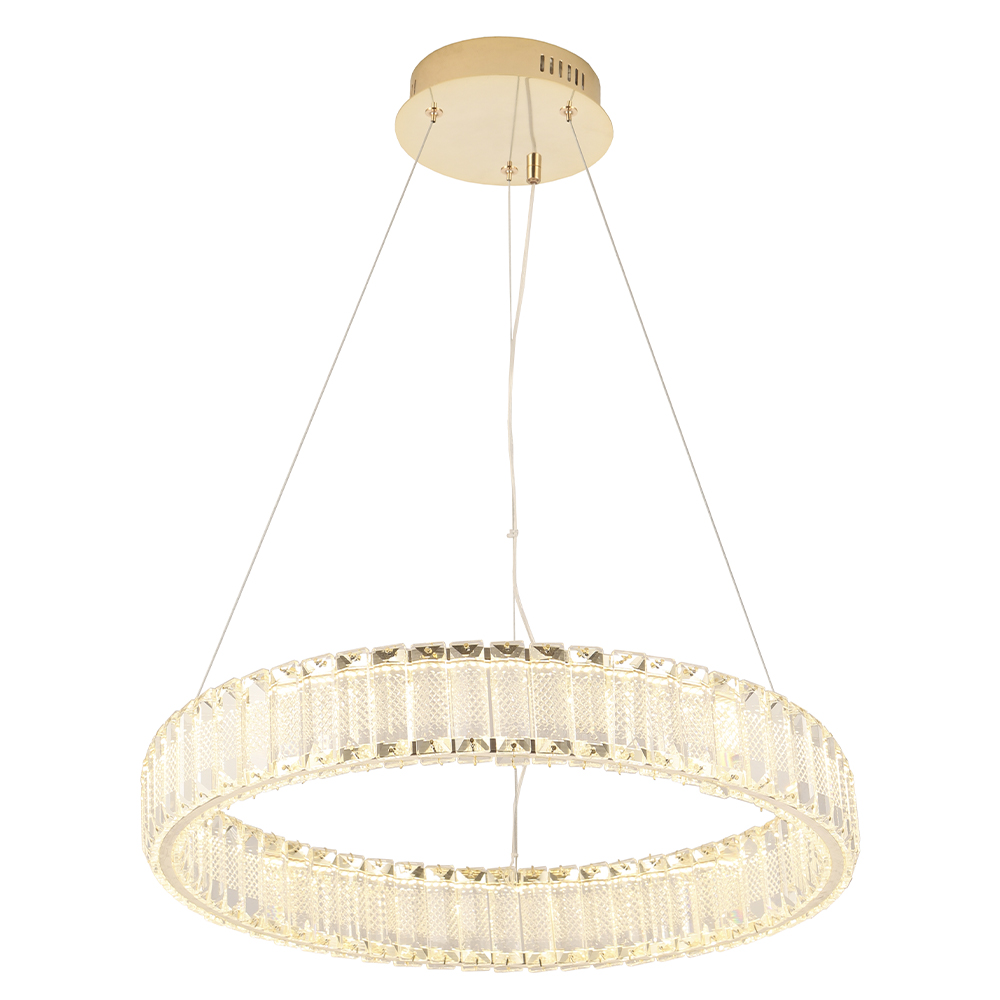 Подвесная люстра Crystal Lux MUSIKA SP50W LED GOLD