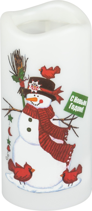 Светильник новогодний Свеча Снеговик Эра EGNDS -SN Б0060552