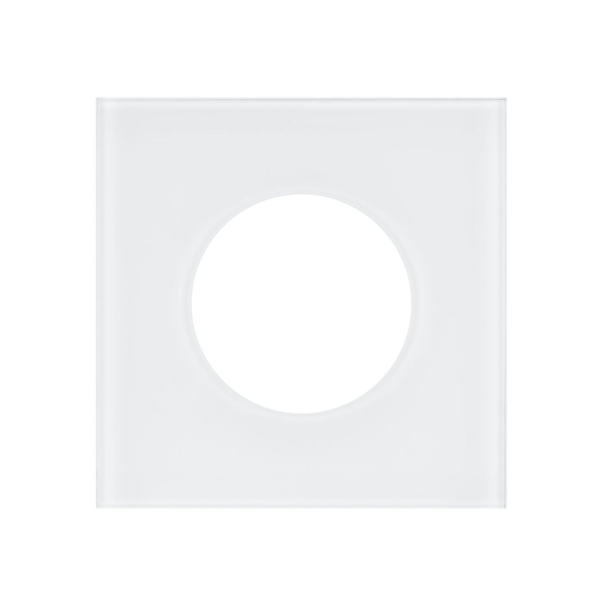 Рамка стеклянная на 1 пост Arlight FRM-GLARE-GC-1-WH 043832