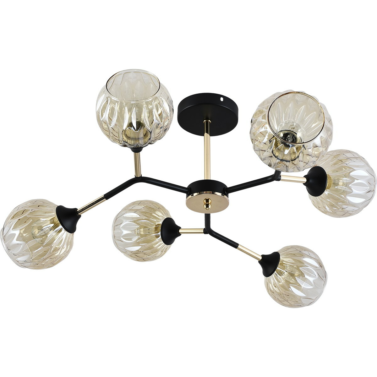 Люстра на штанге Reluce 01358-0.3-06 BK+FGD