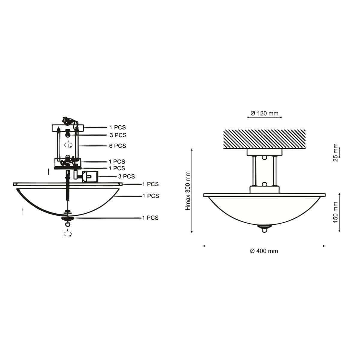 Потолочный светильник Lucia Tucci Natura 073.9 LED