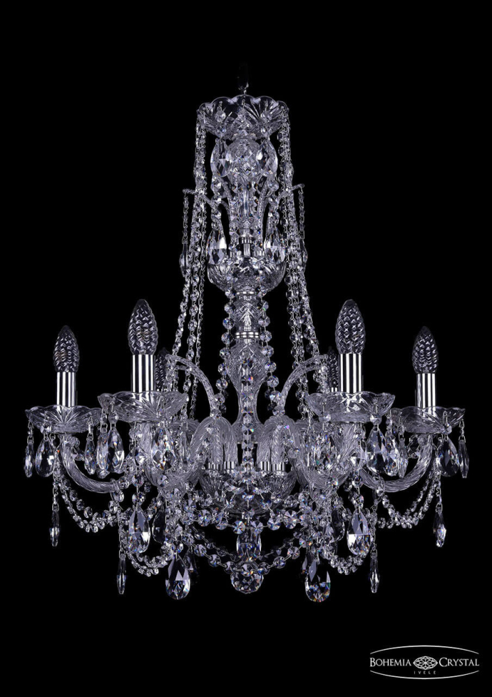 Подвесная люстра Bohemia Ivele 1411/6/195/XL-63/Ni