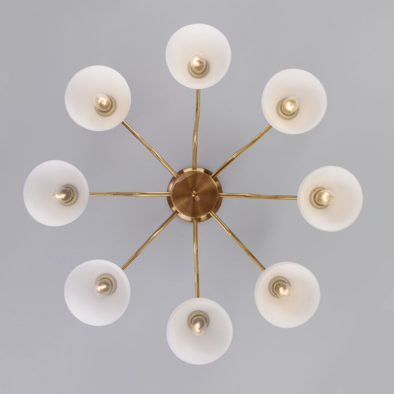 Люстра на штанге Eurosvet 30172/8 античная бронза