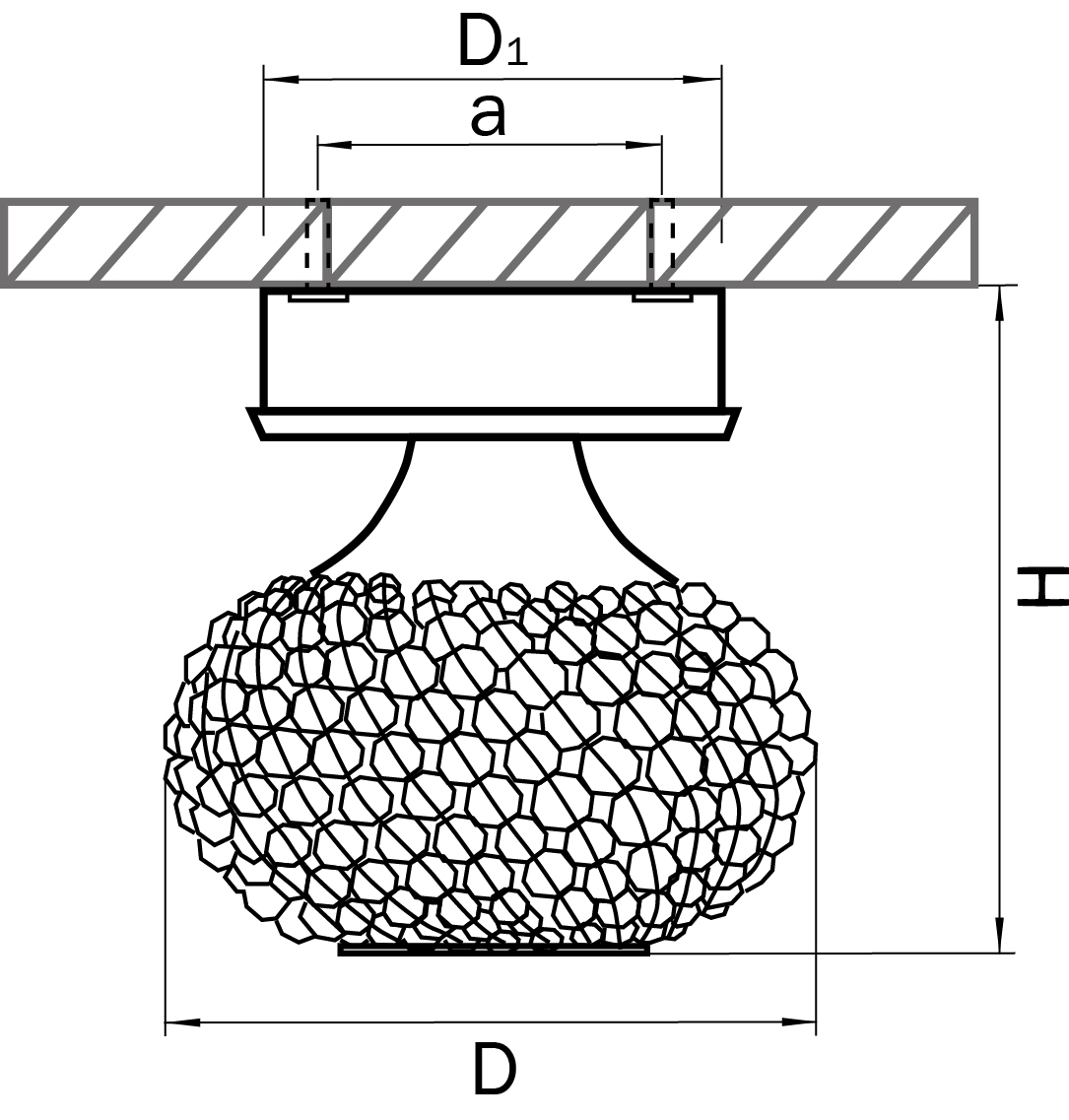 Встраиваемый светильник Lightstar Monile Top 160304