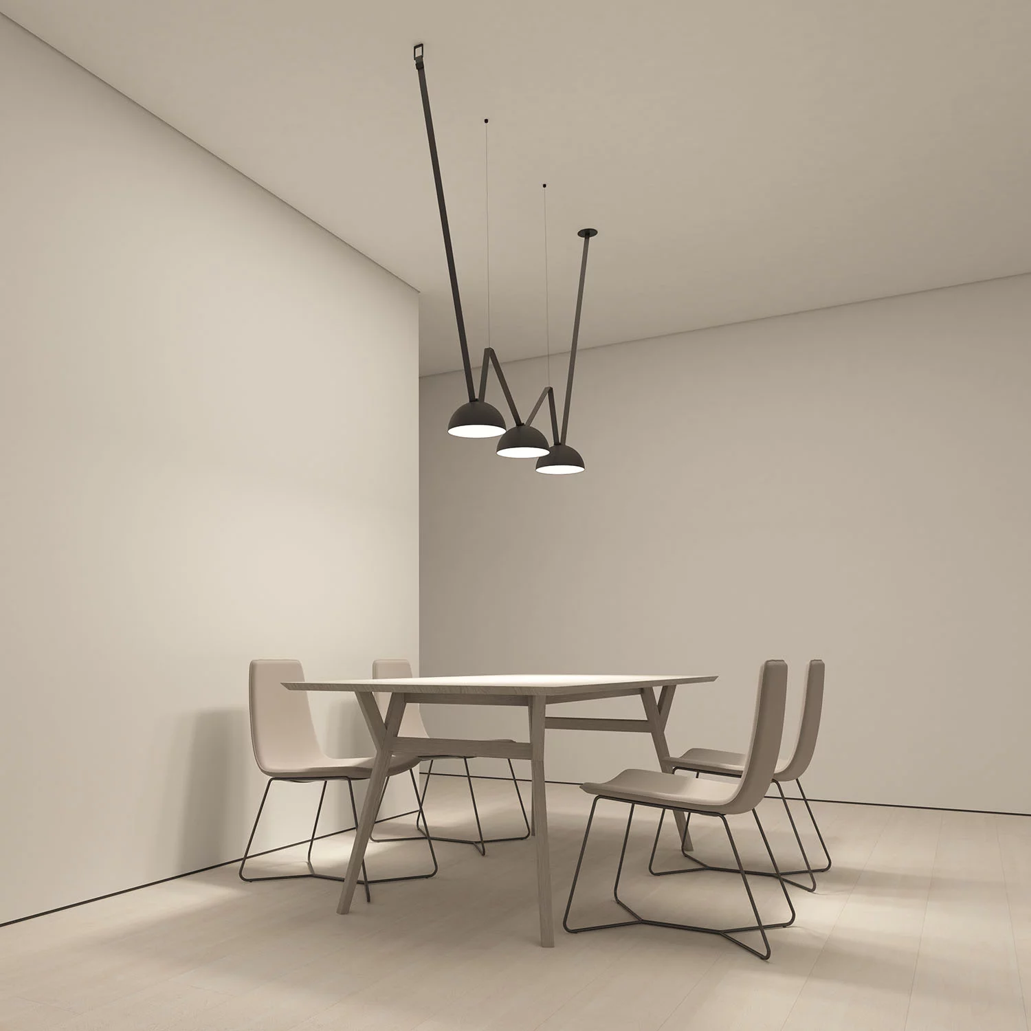 Трековый однофазный светильник Denkirs Belty flow DK5560-BK