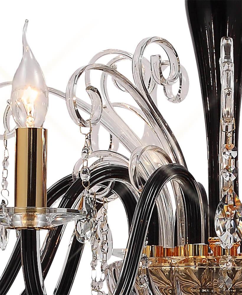 Подвесная люстра Lumien Hall Лива 1025/5P-AB-WT