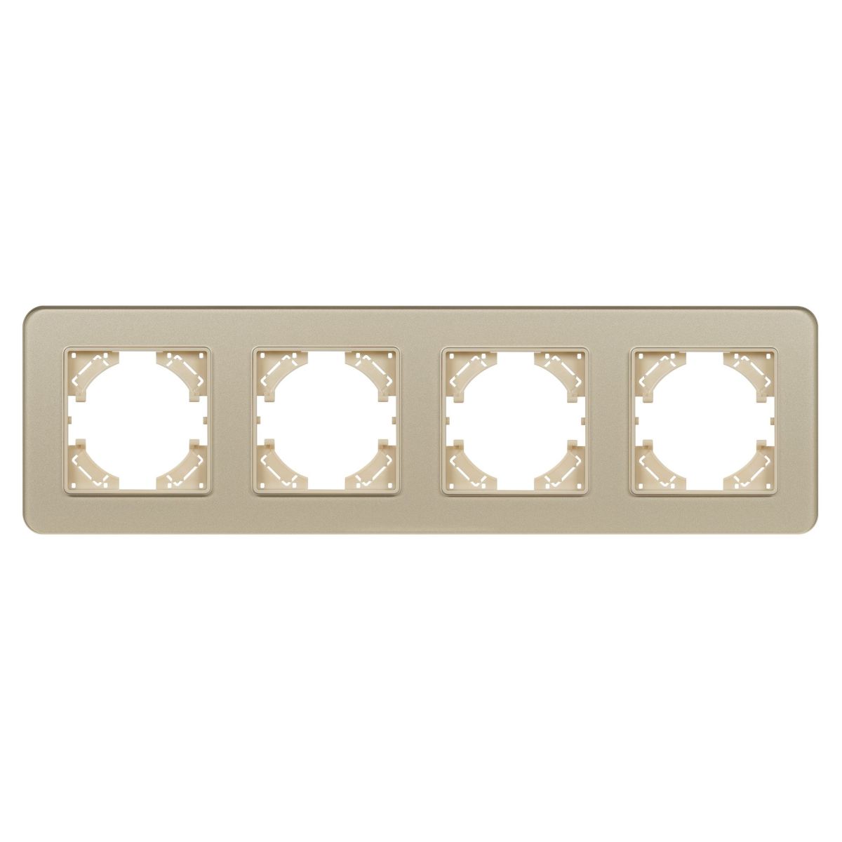 Рамка на 4 поста стеклянная Arlight FRM-OMALI-GS-4-GD 049703