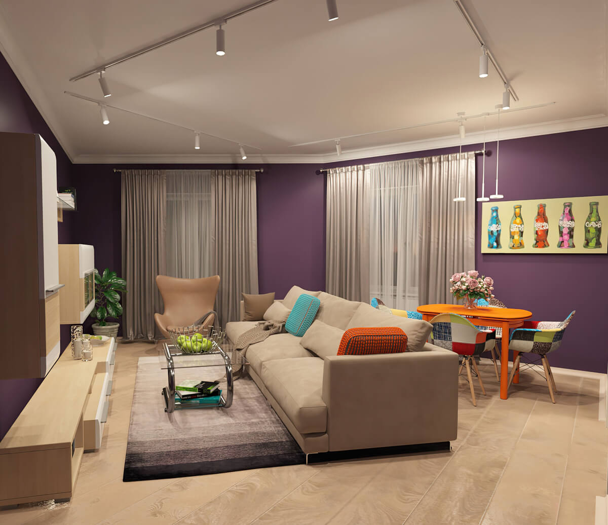 Светильник на шине Denkirs DK6202-WH