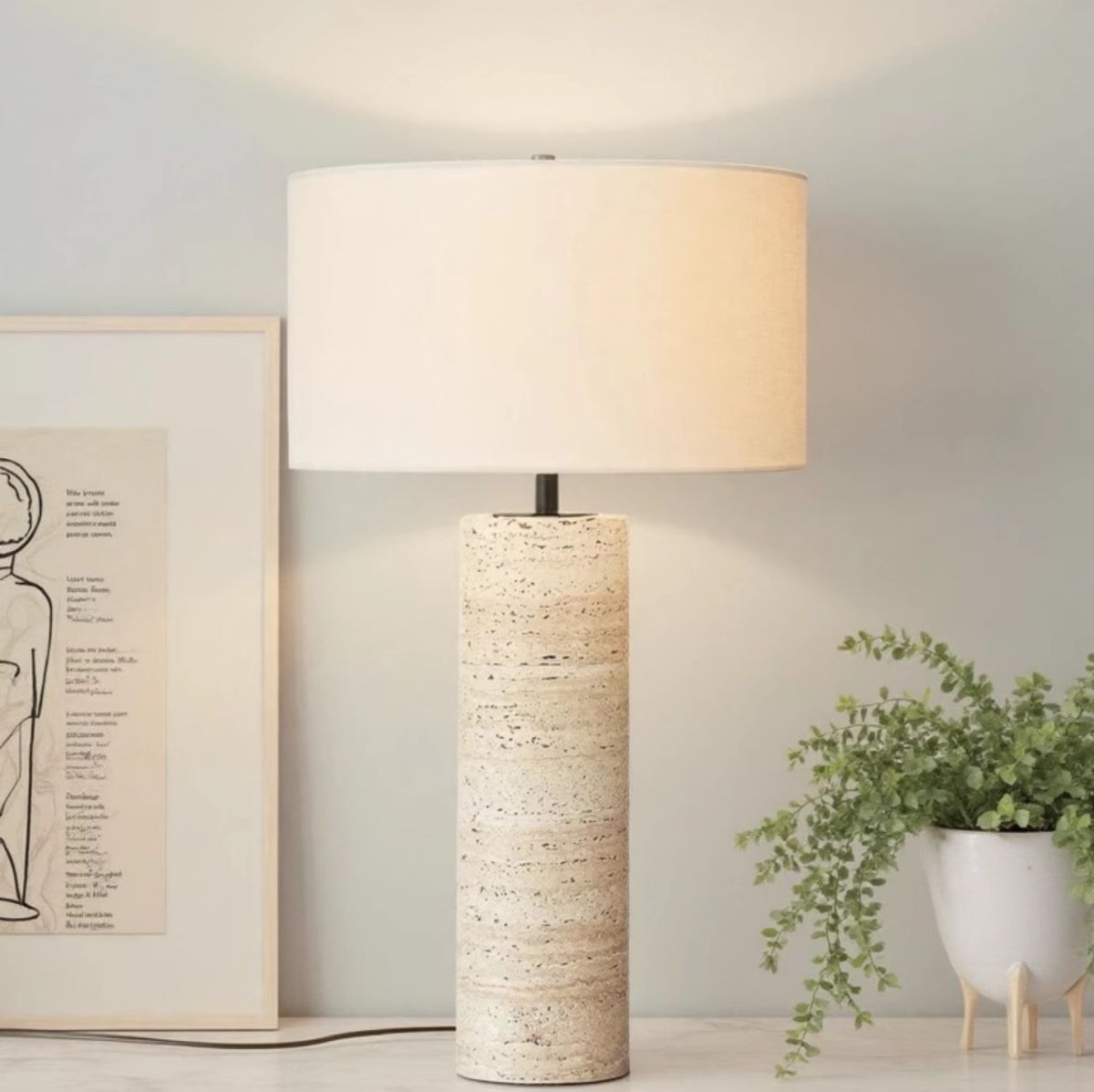 Настольная лампа Delight Collection Stone Table Lamp 5003T