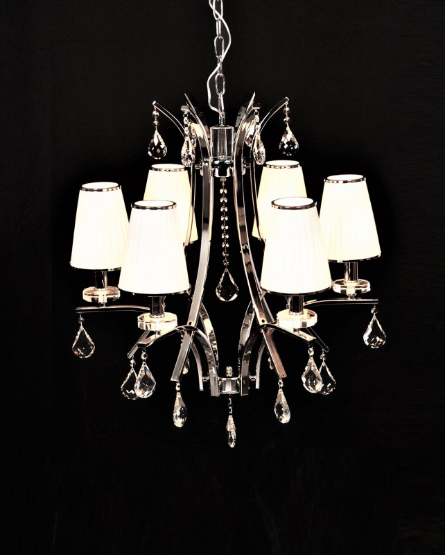 Подвесная люстра Lumina Deco Glamour LDP 66247-6 WT