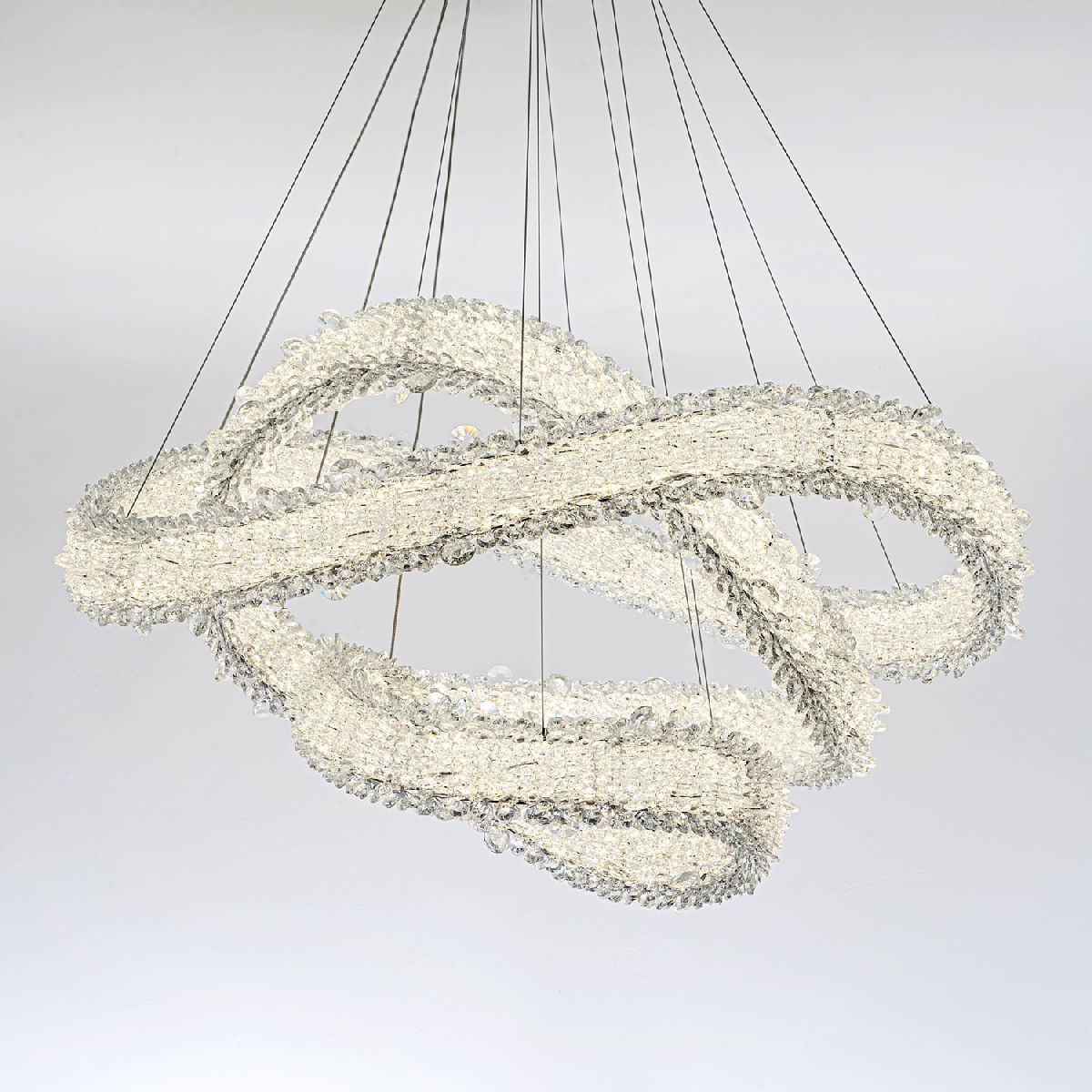 Подвесная люстра неоклассика Modestyle MS.5003.800.600.400 CR