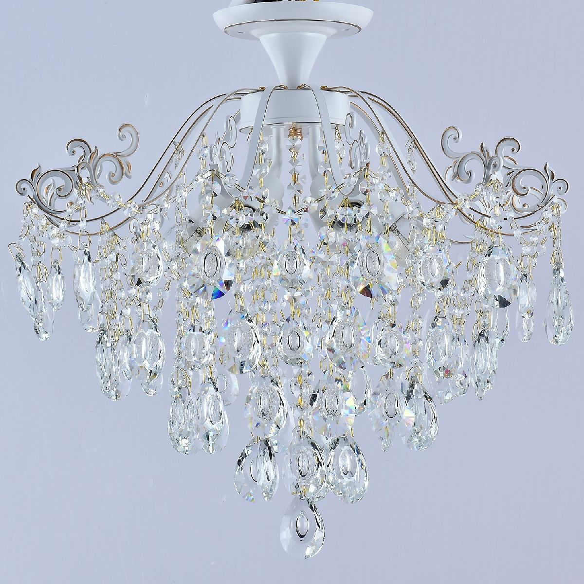 Потолочная люстра Reluce 04062-0.3-06 WH+GOLD PN