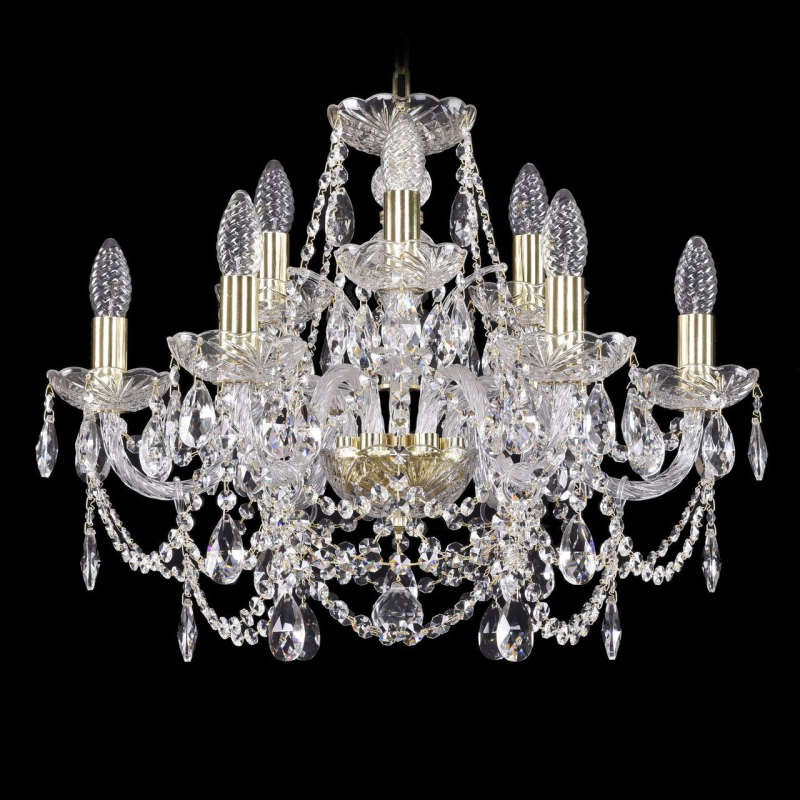 Подвесная люстра Bohemia Ivele 1411/6+3/195/G