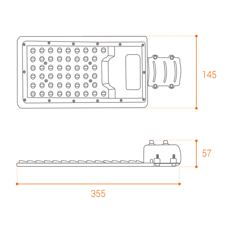 Уличный консольный светильник Wolta STL-50W/04