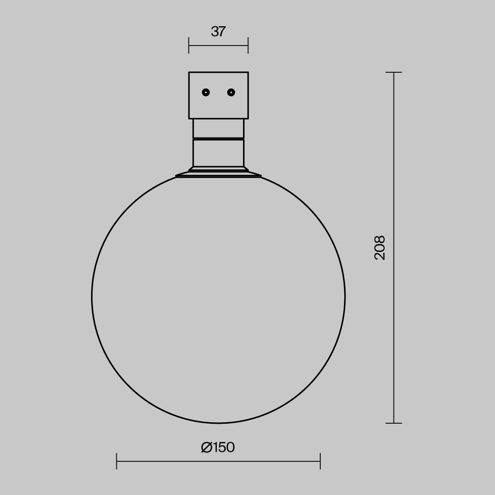 Уличный трековый светильник Maytoni Luna Elasity IP O-TR01-2-S-9WW3K