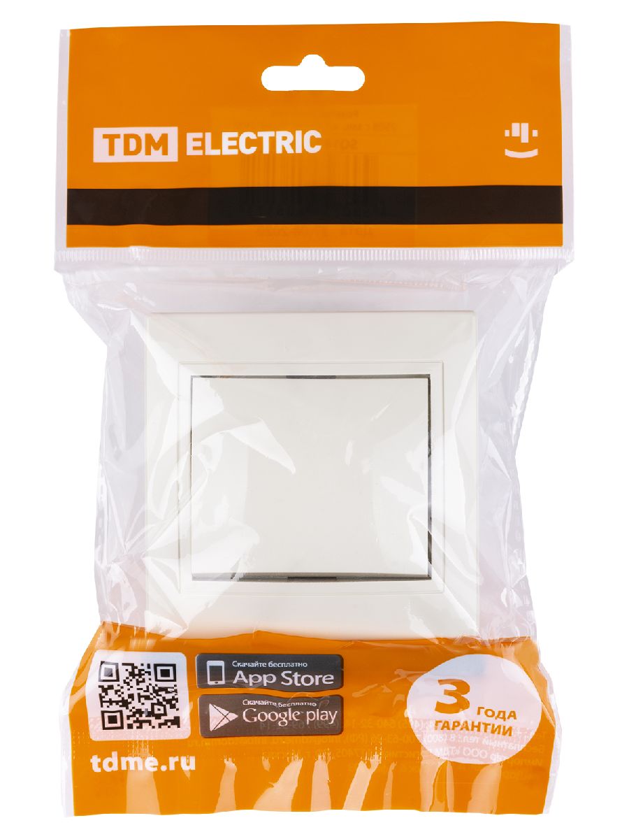 Выключатель одноклавишный Таймыр TDM Electric SQ1814-0101