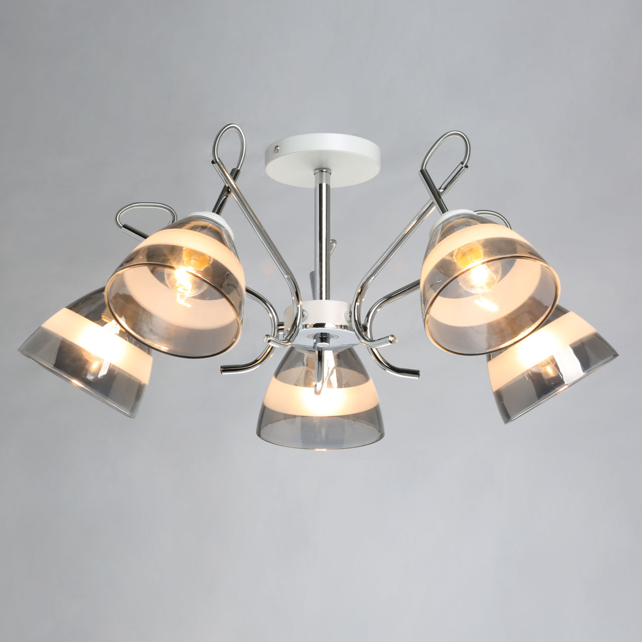 Люстра на штанге De Markt Альфа 324018005