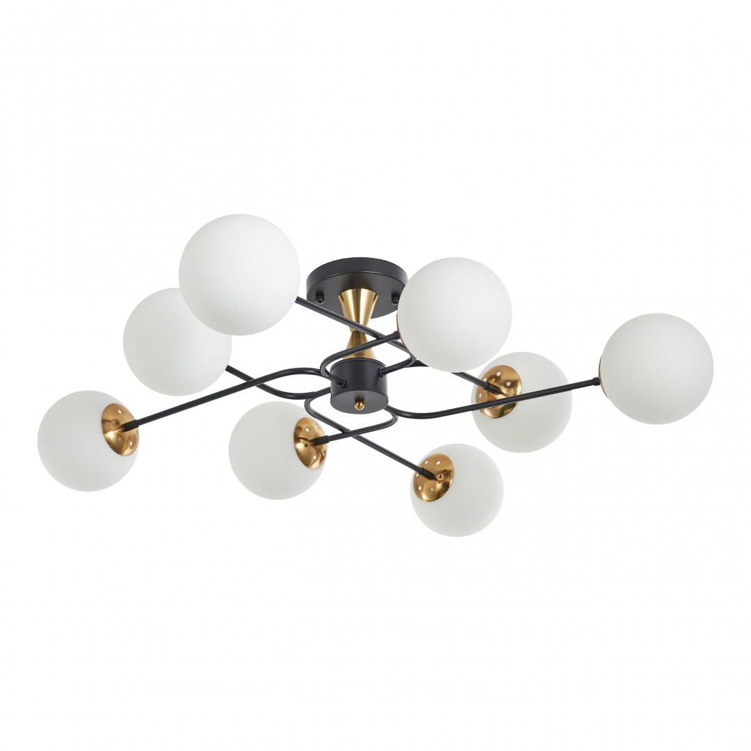 Потолочная люстра Arte Milano Neapolis 276808/8 BK/GD