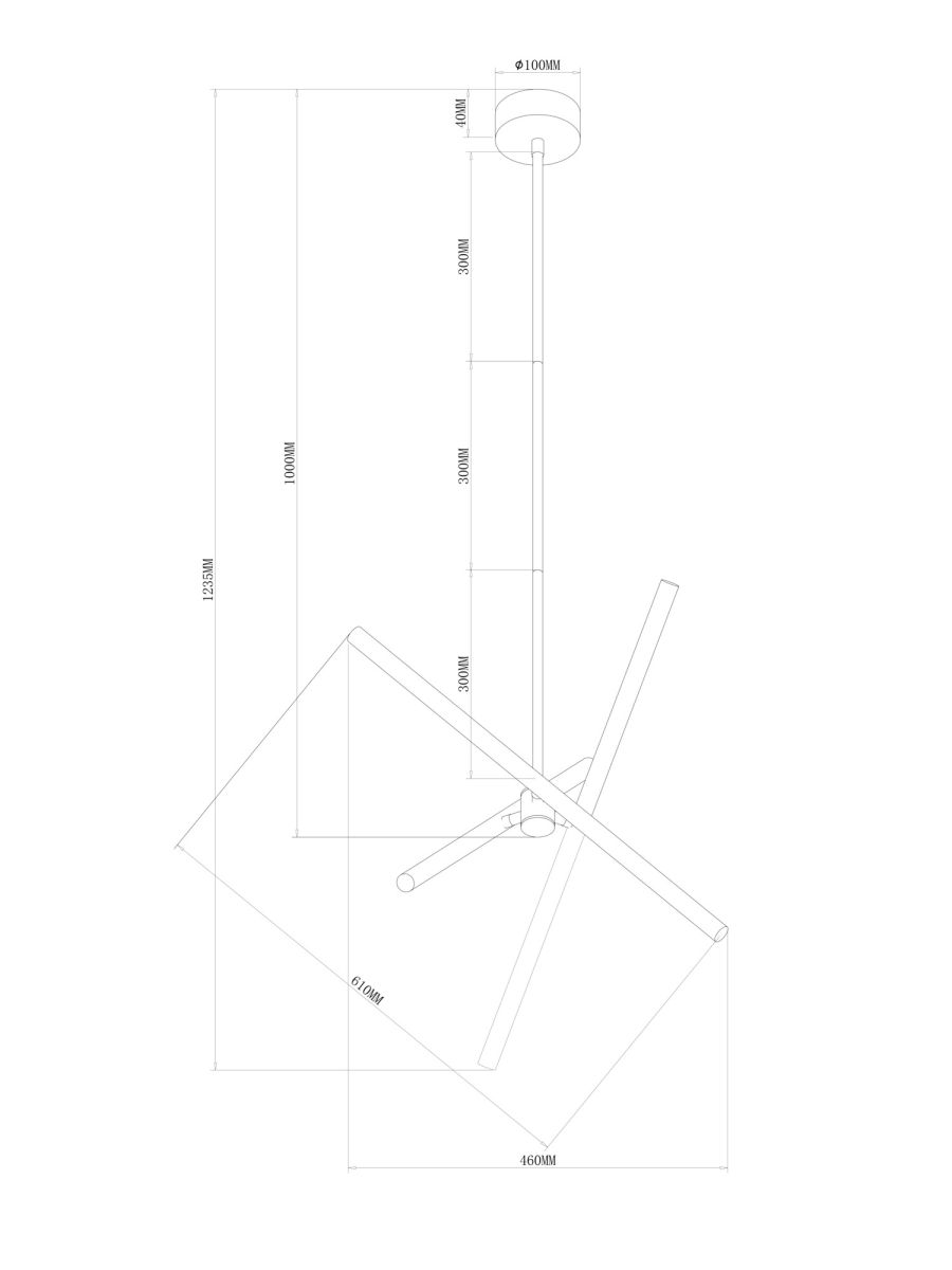 Подвесной светильник Freya Artwork FR6069PL-L65B