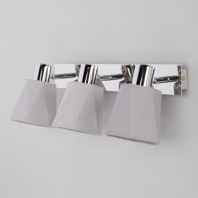 Бра серое Eurosvet 20087/3 хром/серый