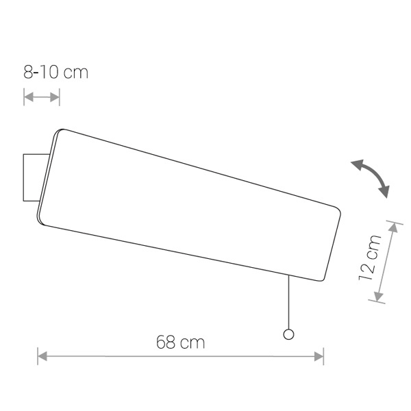 Настенный светодиодный светильник Nowodvorski Oslo 9312