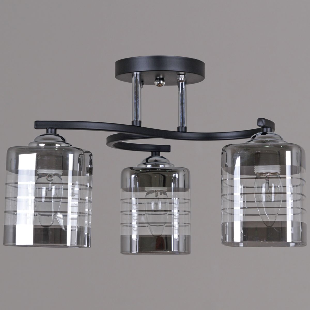 Потолочный светильник Reluce 99260-0.3-03 BK+CR