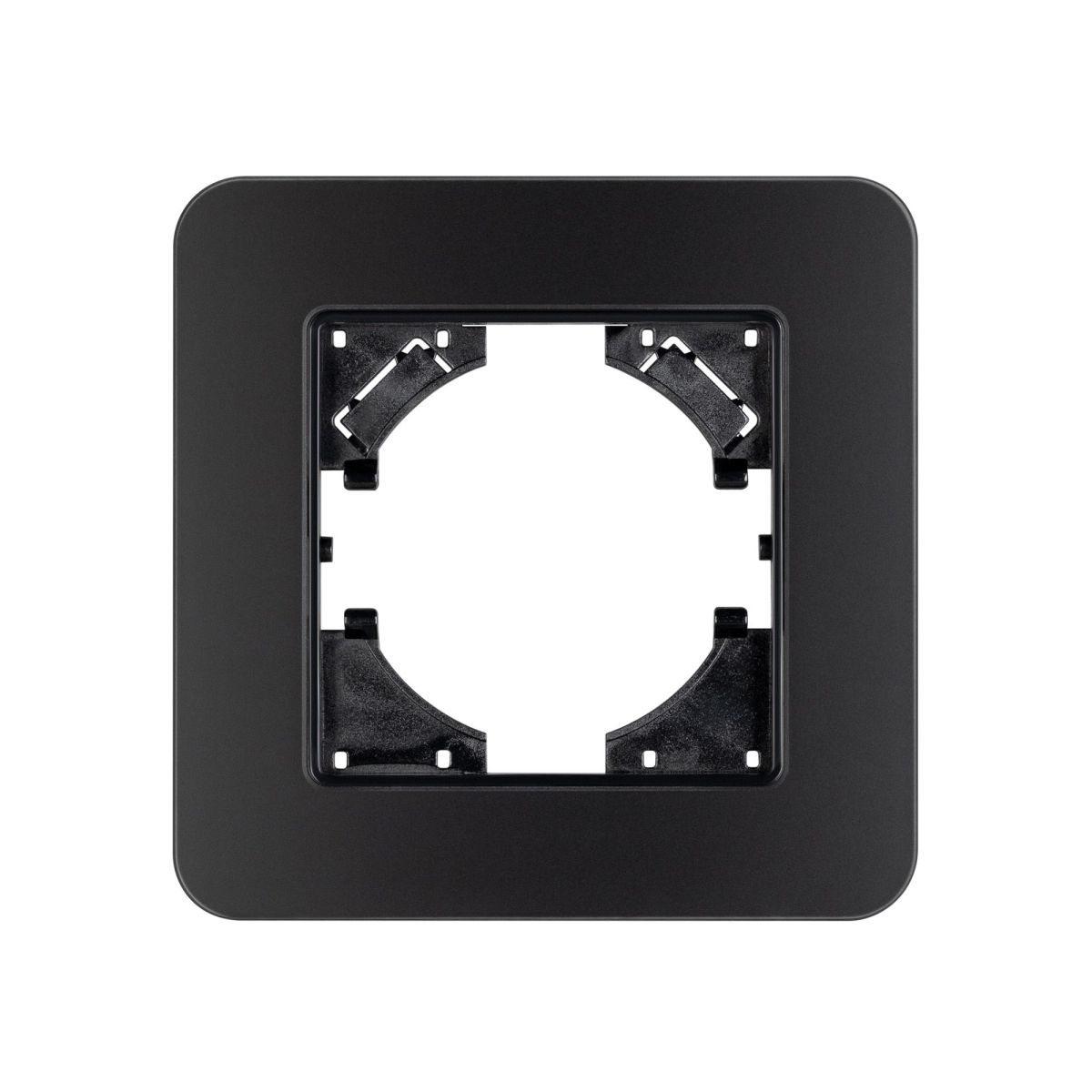 Рамка стеклянная на 1 пост Arlight FRM-OMALI-SFGS-1-BK 049676