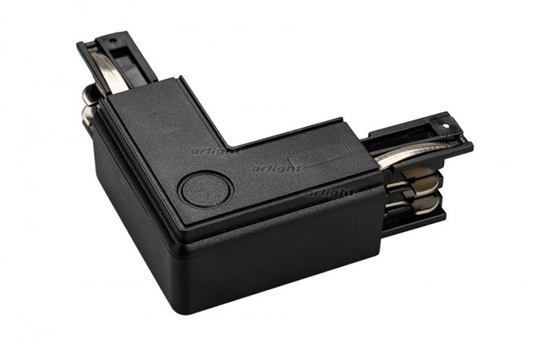 Коннектор L-образный Arlight LGD-4TR black 022764