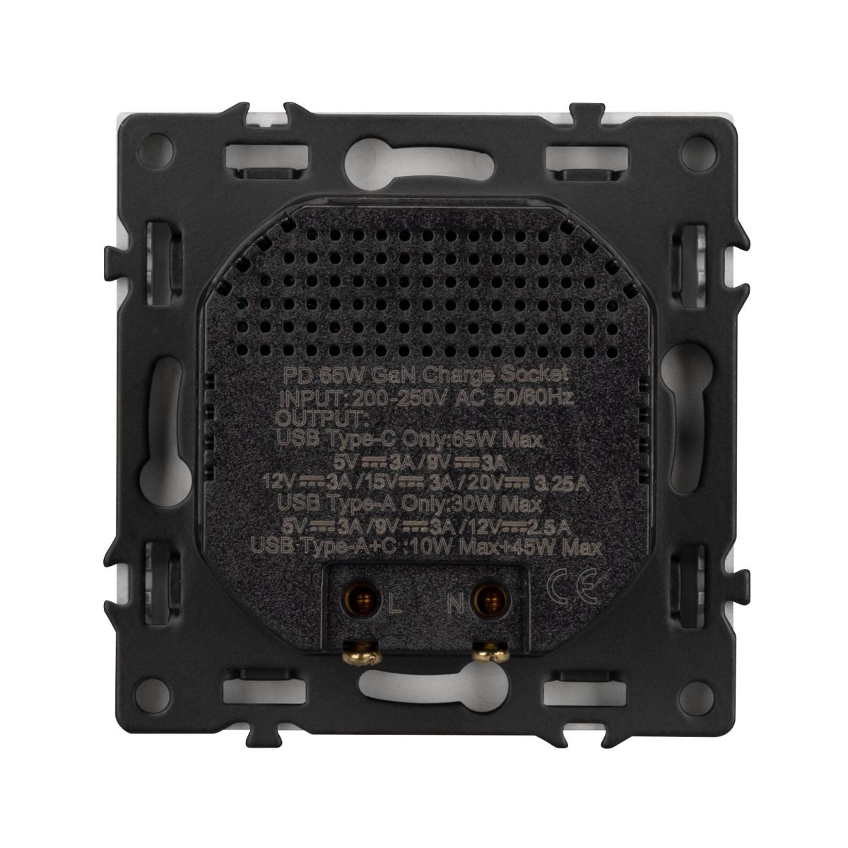 USB Розетка тип A+C софт-тач никель Arlight SCT-MUAC-SFPL-FC-IS (65W, QC3) 059447(1)