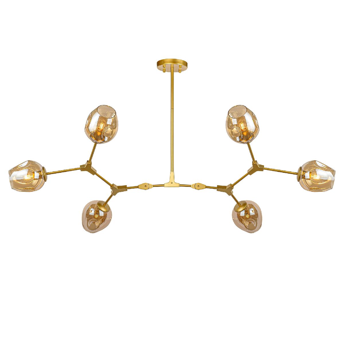 Люстра на штанге AM Group LOFT-6 GL