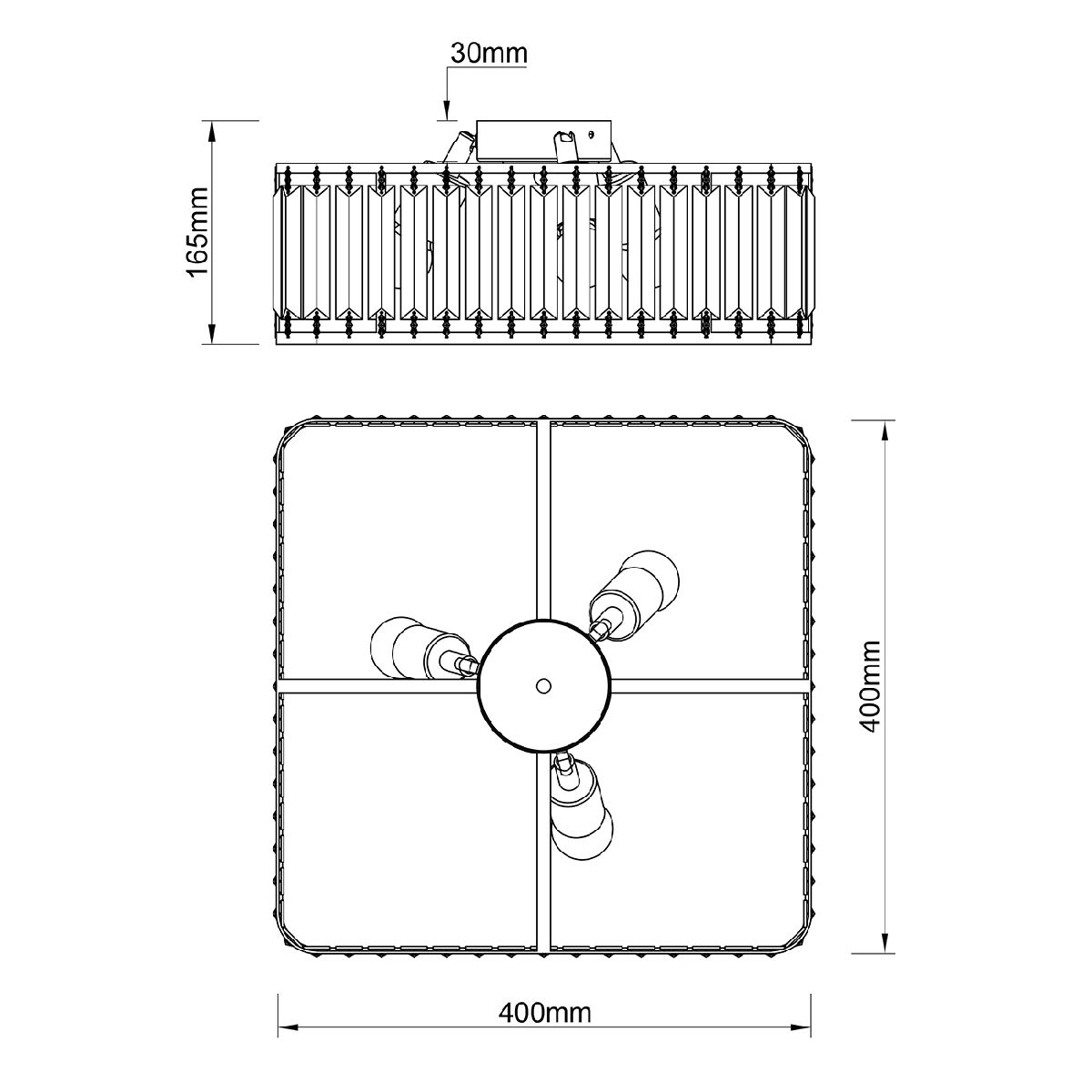 Потолочный светильник Escada Unona 2117/3