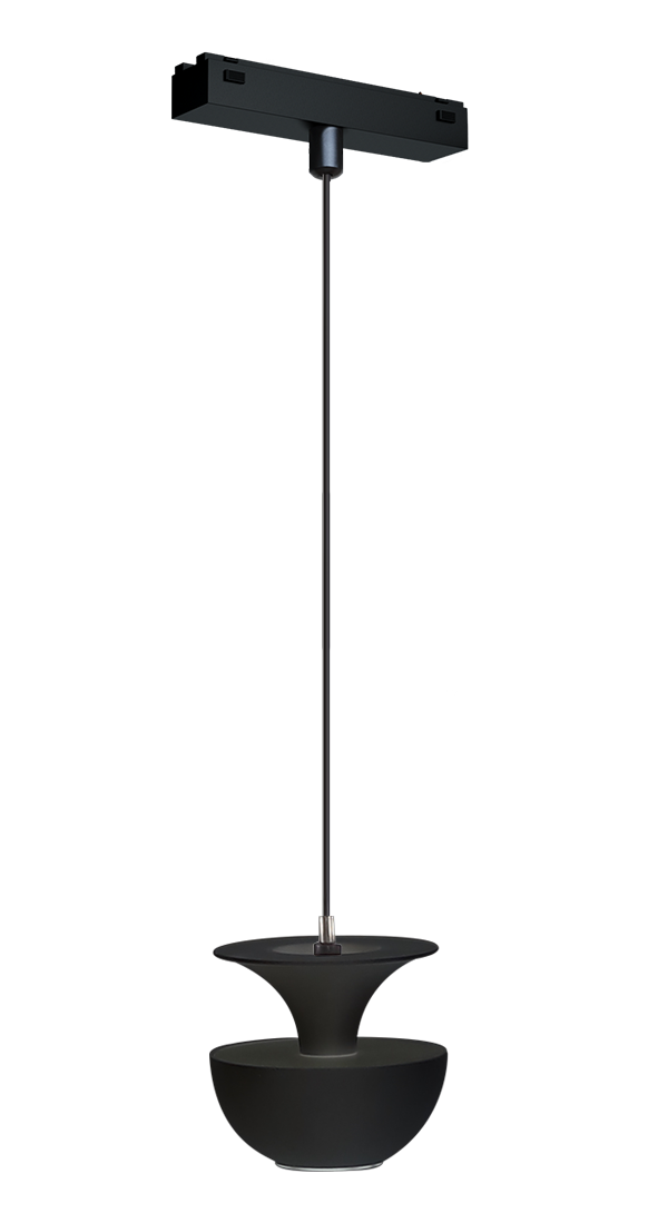 Трековый магнитный светильник iLedex Vision 4825-044-D80-6W-38DG-4000K-BK