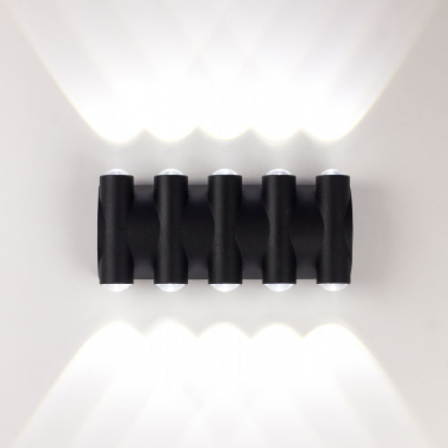 Фасадный светильник AM Group AM359-10X1W BK 4000K