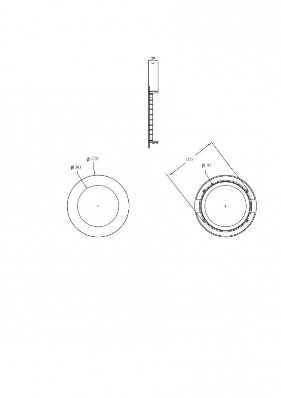 Встраиваемый светильник Donolux CITY DL18452/6W White R Dim