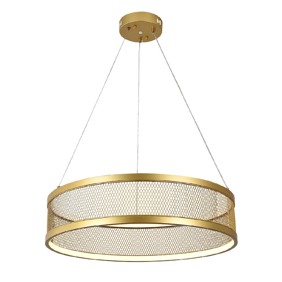 Подвесная люстра с пультом управления Indigo Solido 10022/1P Gold V000112L