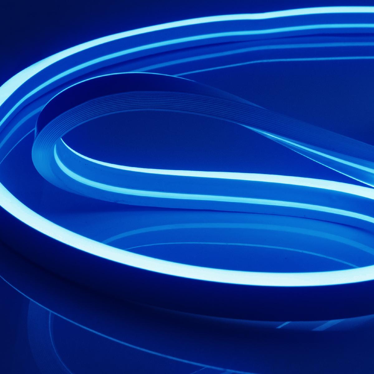 Светодиодный неон мини Apeyron 220В 6Вт/м smd2835 108д/м IP65 150Лм/м 50м синий 10-83